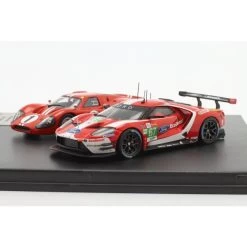 2-Car Set 24h LeMans: Ford GT40 #1 1967 & Ford GT #67 2019 1/43