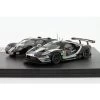2-Car Set 24h LeMans: Ford GT40 #2 1966 & Ford GT #66 2019 1/43