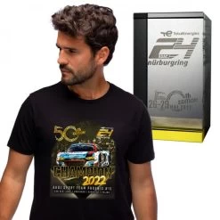 24h-Race Set Jubilee Cube + 24h-Race T-Shirt 50th Edition Champion 2022