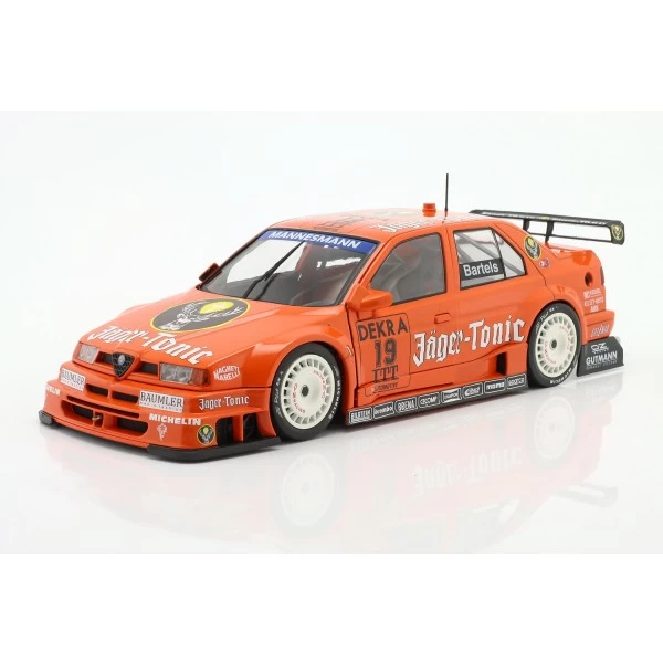 Alfa Romeo 155 V6 TI Jäger-Tonic ITC 1995 Michael Bartels #19 1/18 1 Alfa Romeo 155 V6 TI Jäger-Tonic ITC 1995 Michael Bartels #19 1/18