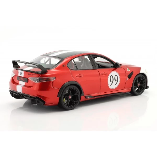 Alfa Romeo Giulia GTAm #99 2020 Red / White 1/18 2 Alfa Romeo Giulia GTAm #99 2020 Red / White 1/18 - Image 2