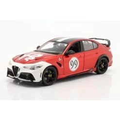 Alfa Romeo Giulia GTAm #99 2020 Red / White 1/18