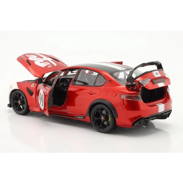 Alfa Romeo Giulia GTAm #99 2020 Red / White 1/18 6 Alfa Romeo Giulia GTAm #99 2020 Red / White 1/18 - Image 6