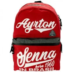 Ayrton Senna Backpack Red Original 1960