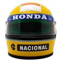 Ayrton Senna Helmet 1990 Scale 1:2 -Racing Toy Store ayrton senna helmet 1990 scale 1 2 4