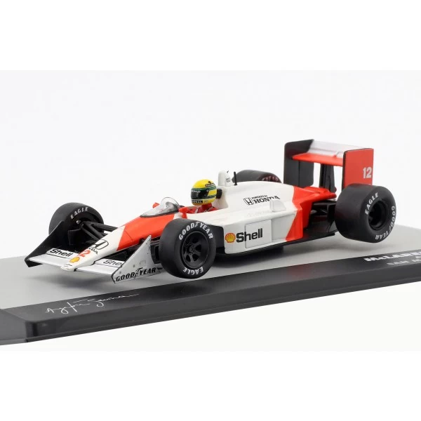 Ayrton Senna McLaren MP4/4 #12 Winner San Marino GP Formula 1 1988 1/43 3 Ayrton Senna McLaren MP4/4 #12 Winner San Marino GP Formula 1 1988 1/43 - Image 3