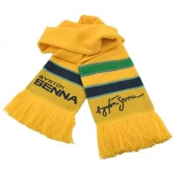 Ayrton Senna Scarf Racing Model Photo