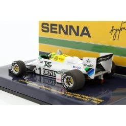 Ayrton Senna Williams Ford FW08C #1 Donington Park Test Formel 1 1983 Detail -Racing Toy Store ayrton senna williams ford fw08c no1 donington park test formel 1 1983 backside