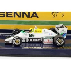 Ayrton Senna Williams Ford FW08C #1 Donington Park Test Formel 1 1983 Detail -Racing Toy Store ayrton senna williams ford fw08c no1 donington park test formel 1 1983 side view