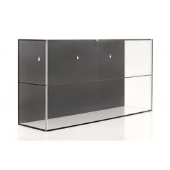 Display Case For 1/2 Scale Helmets Or 1/18 Scale Model Cars Black