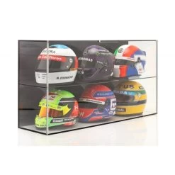 Display Case For 1/2 Scale Helmets Or 1/18 Scale Model Cars Black -Racing Toy Store display case for 1 2 scale helmets or 1 18 scale model cars black 4