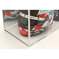 Display Case For 1/2 Scale Helmets Or 1/18 Scale Model Cars Mirrored -Racing Toy Store display case for 1 2 scale helmets or 1 18 scale model cars mirrored 3