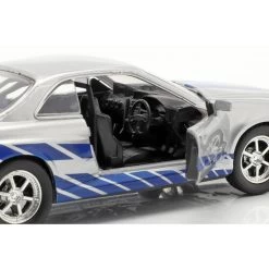Fast & Furious 2-Car-Set Brians`s Nissan Skyline GT-R Blue / Silver 1/32 -Racing Toy Store fast furious 2 car set brianss nissan skyline gt r blue silver 1 32 2