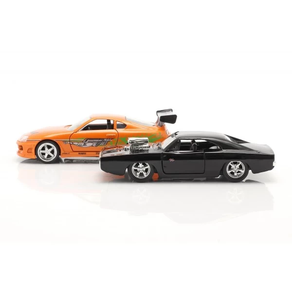 Fast & Furious 2-Car Set Brians`s Toyota Supra & Dom`s Dodge Charger 1/32 5 Fast & Furious 2-Car Set Brians`s Toyota Supra & Dom`s Dodge Charger 1/32 - Image 5