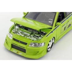 Fast & Furious Brian's 2002 Mitsubishi Lancer Evolution VII 1/24 -Racing Toy Store fast furious brians 2002 mitsubishi lancer evolution vii 1 24 3