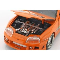 Fast & Furious Brian`s Toyota Supra 1995 Orange 1/24 -Racing Toy Store fast furious brians toyota supra 1995 orange 1 24 4