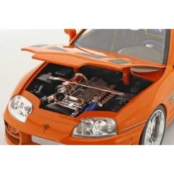 Fast & Furious Brian`s Toyota Supra 1995 With Figure 1/18 -Racing Toy Store fast furious brians toyota supra 1995 with figure 1 18 4