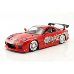 Fast & Furious Dom`s 1993 Mazda RX-7 Red 1/24