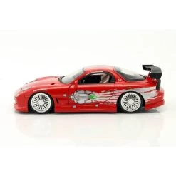 Fast & Furious Dom`s 1993 Mazda RX-7 Red 1/24 -Racing Toy Store fast furious doms 1993 mazda rx 7 red 1 24 4