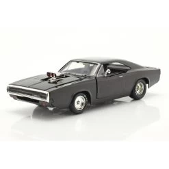 Fast & Furious Dom's Dodge Charger 1970 Black 1/24