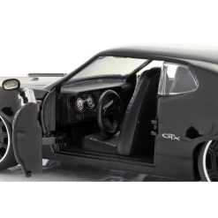 Fast & Furious Dom`s Plymouth GTX 1971 Black 1/24 -Racing Toy Store fast furious doms plymouth gtx 1971 black 1 24 2
