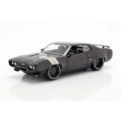 Fast & Furious Dom`s Plymouth GTX 1971 Black 1/24