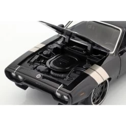 Fast & Furious Dom`s Plymouth GTX 1971 Black 1/24 -Racing Toy Store fast furious doms plymouth gtx 1971 black 1 24 3