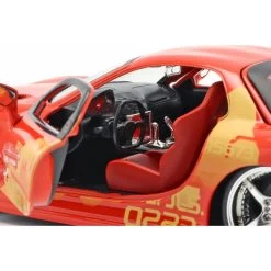 Fast & Furious Orange Julius' 1993 Mazda RX-7 1/24 -Racing Toy Store fast furious orange julius 1993 mazda rx 7 1 24 2