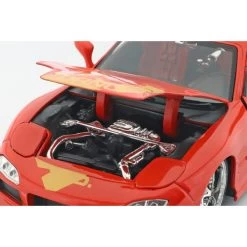 Fast & Furious Orange Julius' 1993 Mazda RX-7 1/24 -Racing Toy Store fast furious orange julius 1993 mazda rx 7 1 24 3