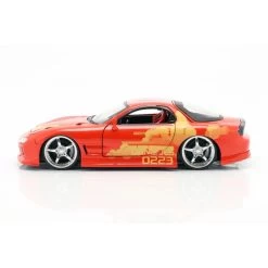 Fast & Furious Orange Julius' 1993 Mazda RX-7 1/24 -Racing Toy Store fast furious orange julius 1993 mazda rx 7 1 24 4