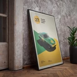 Ferrari 250 GTO Poster - Green - Goodwood TT - 1962 -Racing Toy Store ferrari 250 gto poster green goodwood tt 1962 4