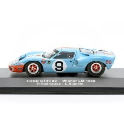 Ford GT40 Gulf #9 Winner 24h LeMans 1968 Rodriguez, Bianchi 1/43 -Racing Toy Store ford gt40 gulf no9 winner 24h lemans 1968 rodriguez bianchi 1 43 2