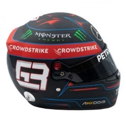 George Russell Miniature Helmet Formula 1 2022 1/2 -Racing Toy Store george russell miniature helmet formula 1 2022 1 2 2