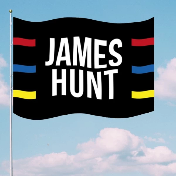 James Hunt Flagge Helm 1976 2 James Hunt Flagge Helm 1976 - Image 2