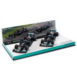 Mercedes-AMG Petronas F1 Team 2021 Hamilton / Bottas Doppel-Set 1:43