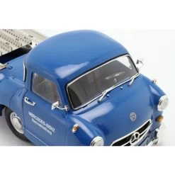 Mercedes-Benz Race Transporter The Blue Wonder Year Of Construction 1955 1/18 -Racing Toy Store mercedes benz race transporter the blue wonder year of construction 1955 1 18 2