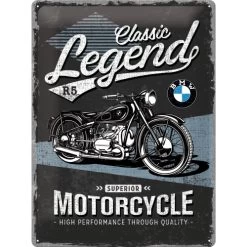 Metal-Plate Sign BMW - Classic Legend 30x40cm