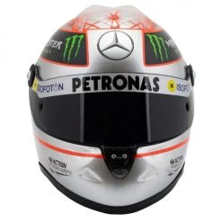 Michael Schumacher Platinum Helmet Spa 300th GP 2012 1/2 -Racing Toy Store michael schumacher platinum helmet spa 300th gp 2012 1 2 6