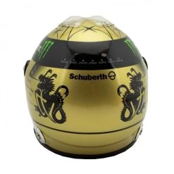 Michael Schumacher Spa 2011 Gold Helmet 1/2 -Racing Toy Store michael schumacher spa 2011 gold helmet 1 2 2