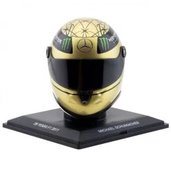 Michael Schumacher Spa 2011 Gold Helmet 1/4