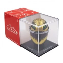 Michael Schumacher Spa 2011 Gold Helmet 1/4 -Racing Toy Store michael schumacher spa 2011 gold helmet 1 4 9