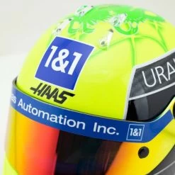 Mick Schumacher Miniature Helmet 2021 1/2 -Racing Toy Store mick schumacher miniature helmet 2021 1 2 3