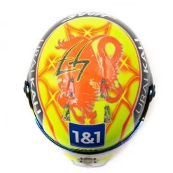 Mick Schumacher Miniature Helmet 2021 Version R 1/2 -Racing Toy Store mick schumacher miniature helmet 2021 version r 1 2 5