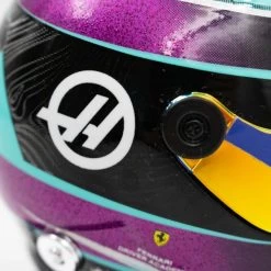 Mick Schumacher Miniature Helmet Miami 2022 1/4 -Racing Toy Store mick schumacher miniature helmet miami 2022 1 4 8