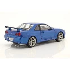 Racing Toy Store -Racing Toy Store nissan skyline gt r r34 year of construction 1999 blue metallic 1 18 1