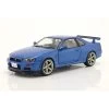 Nissan Skyline GT-R (R34) Year Of Construction 1999 Blue Metallic 1/18