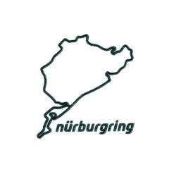 Nürburgring Sticker Nürburgring 3D 12cm Carbon