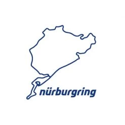 Nürburgring Sticker Nürburgring 8cm Blue