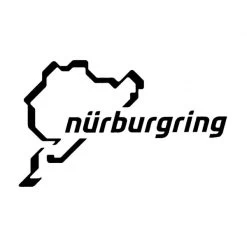 Nürburgring Sticker Nürburgring Logo 12cm Black