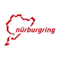 Nürburgring Sticker Nürburgring Logo 12cm Red